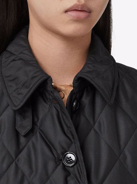 BURBERRY Black Diamond Quilted Thermoregulated Jacket for Women