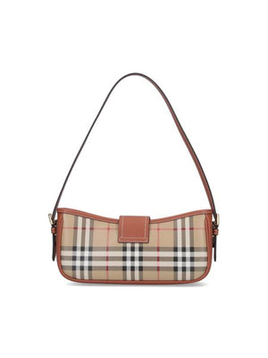BURBERRY Vintage Check Shoulder Handbag in Brown for Women