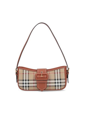 BURBERRY Vintage Check Shoulder Handbag in Brown for Women