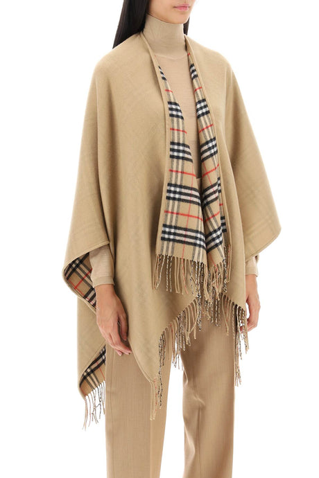 BURBERRY Wool Scarf for Women in Nude & Neutrals for SS24