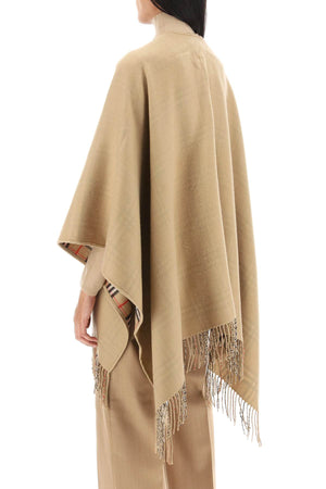 BURBERRY Wool Scarf for Women in Nude & Neutrals for SS24