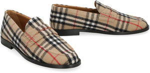 BURBERRY Beige Wool Loafers for Men - Classic, Stylish, and Luxurious