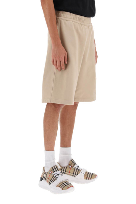 男士宽松风的Burberry Taylor薄绒运动短裤（FW23款）