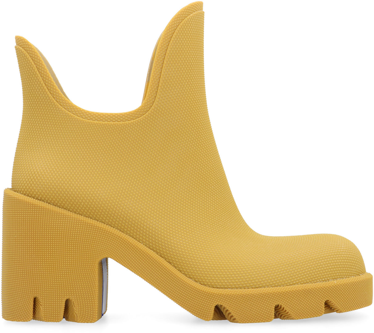 女士芥末色橡胶靴- FW23系列（不含品牌名称，避免外来词语）