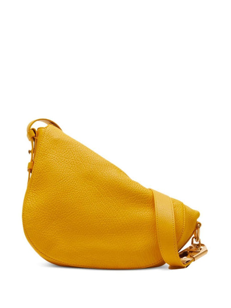 BURBERRY Women's Mini Knight Yellow Leather Crossbody Bag - FW23