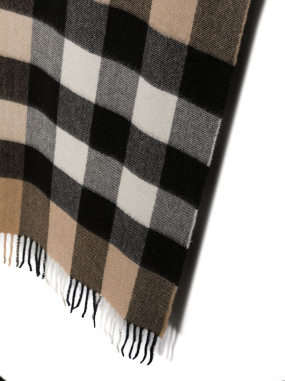 BURBERRY Luxurious Half Check Scarf for Men - FW24 Collection