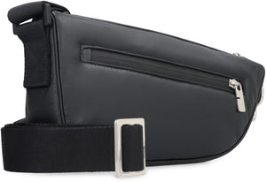 BURBERRY Sleek Black Leather Crossbody Handbag for Men - FW23