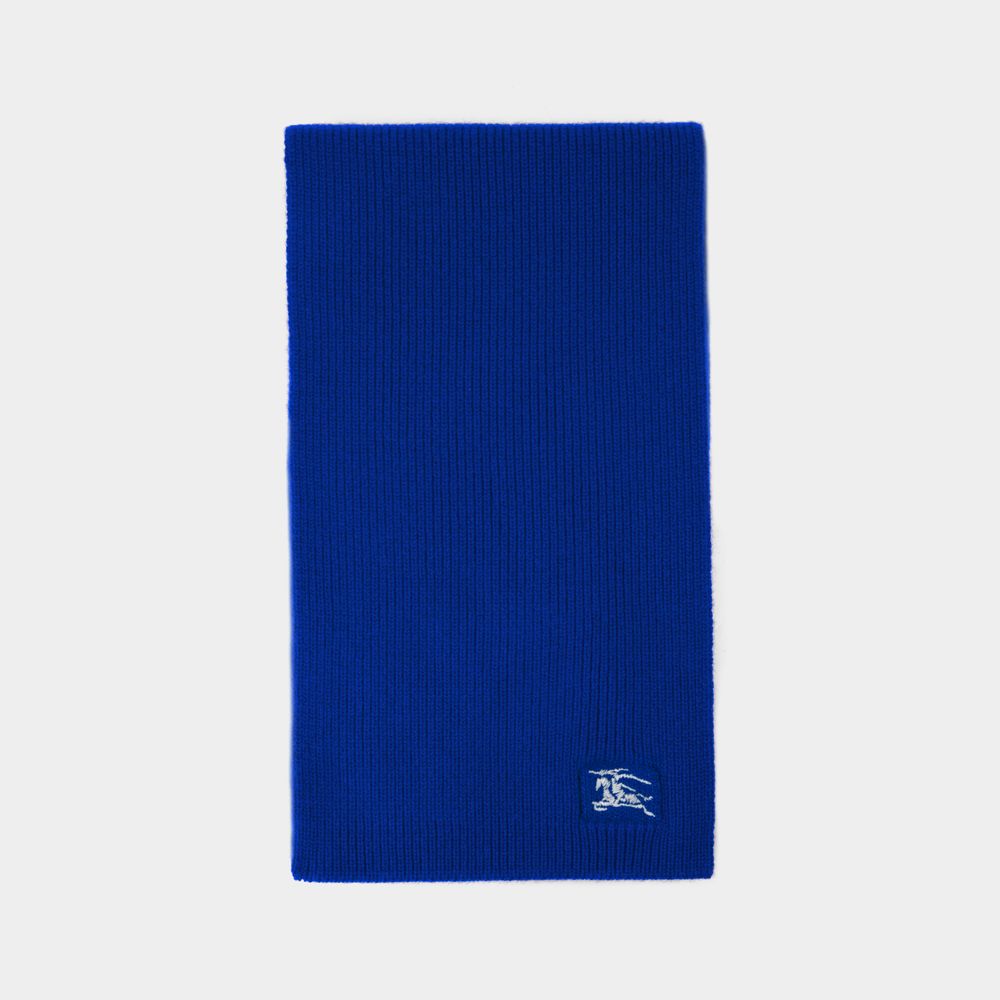 海军蓝色竖纹围巾 SS24