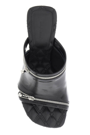 光泽皮革黑色鞋子 - SS24