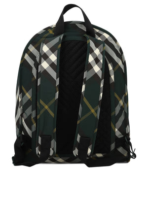 BURBERRY Green Shield Backpack for Men - SS24 Collection
