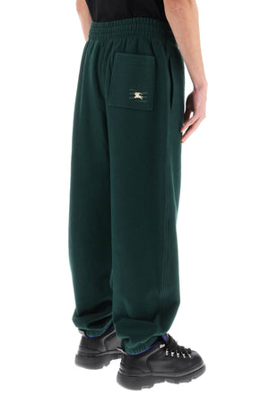 绿色重型棉质男式运动裤-SS24系列