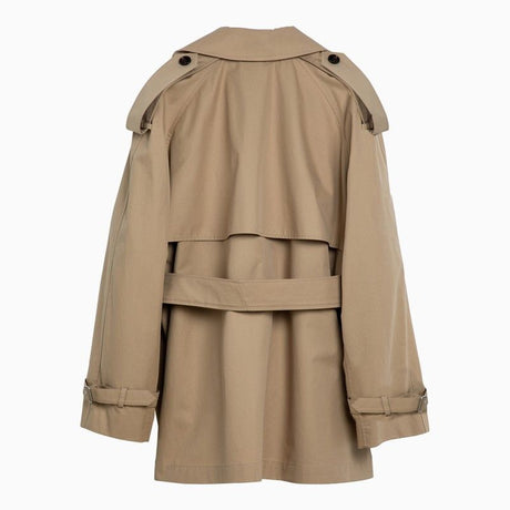 BURBERRY Double-Breasted Beige Trench Jacket with Belt for Women