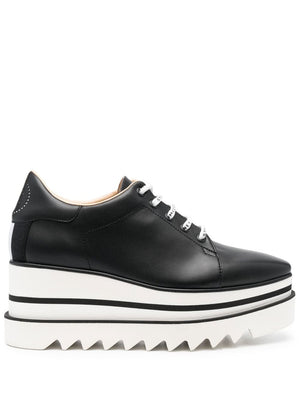 STELLA MCCARTNEY Eco-Friendly Black and White Low-Top Sneaker for Women