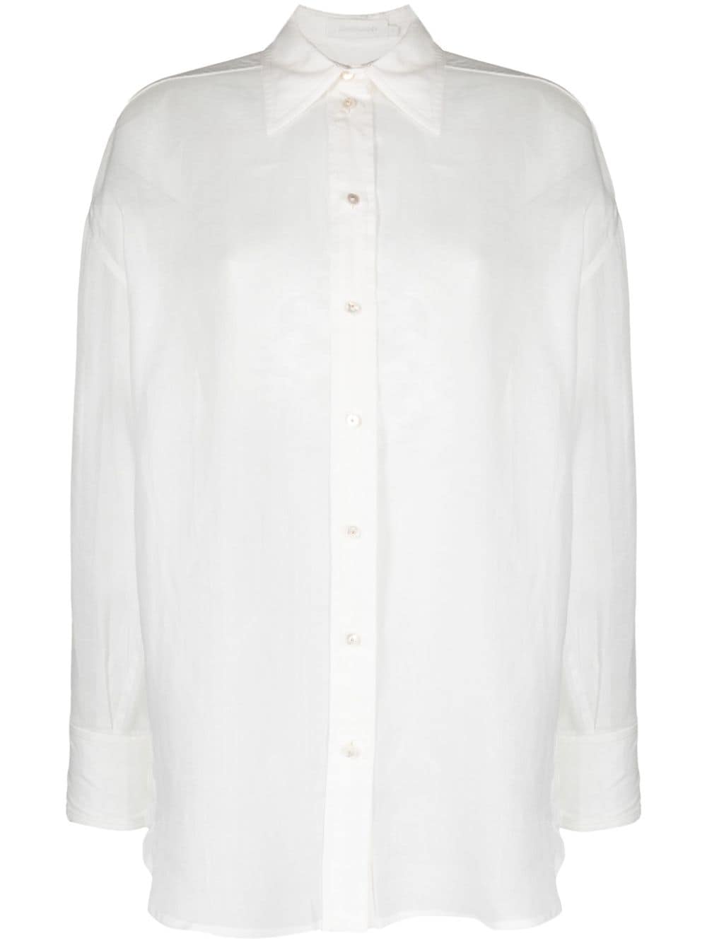 ZIMMERMANN Alight Blanca Women's Shirt in Ivory White for SS24