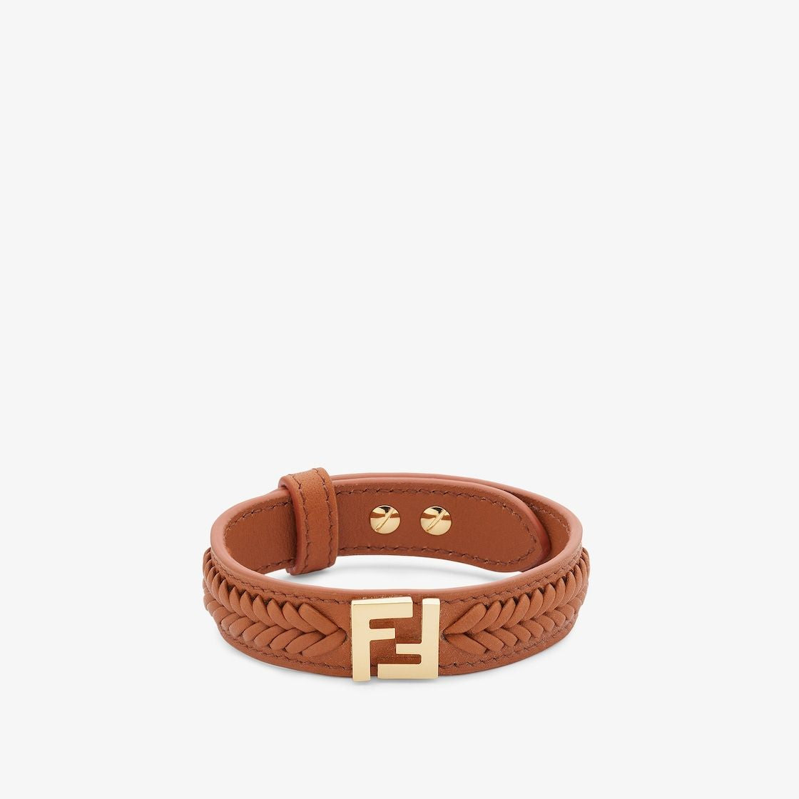 Fendi Forever Brown Brass Bracelet for Women