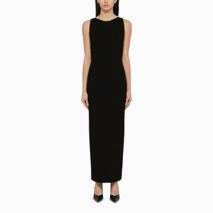 KHAITE Sleek Black Long Dress for Women