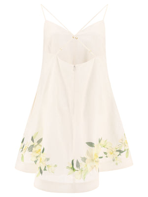 ZIMMERMANN Harmony Swing Dress in White – Perfect for the Spring/Summer Season