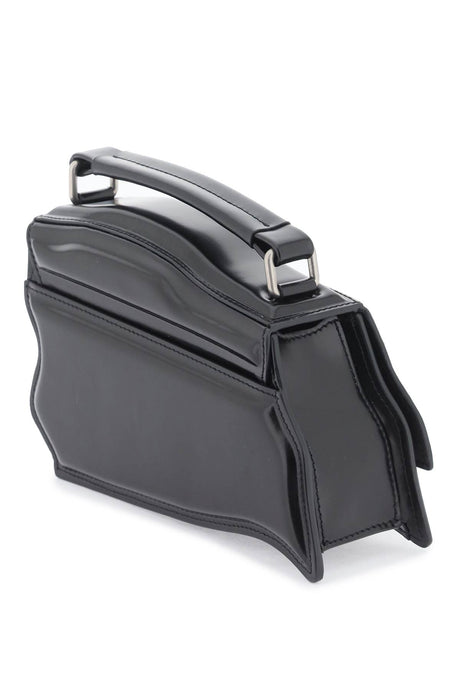 Wavy Mini Handbag in Black
