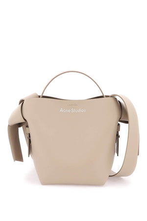 ACNE STUDIOS Mini Musubi Leather Handbag with Adjustable Strap and Side Knots – Multicolor