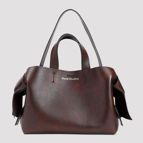 ACNE STUDIOS Luxury Brown Leather Men's Handbag - 13.6" x 10.2" x 6.1"