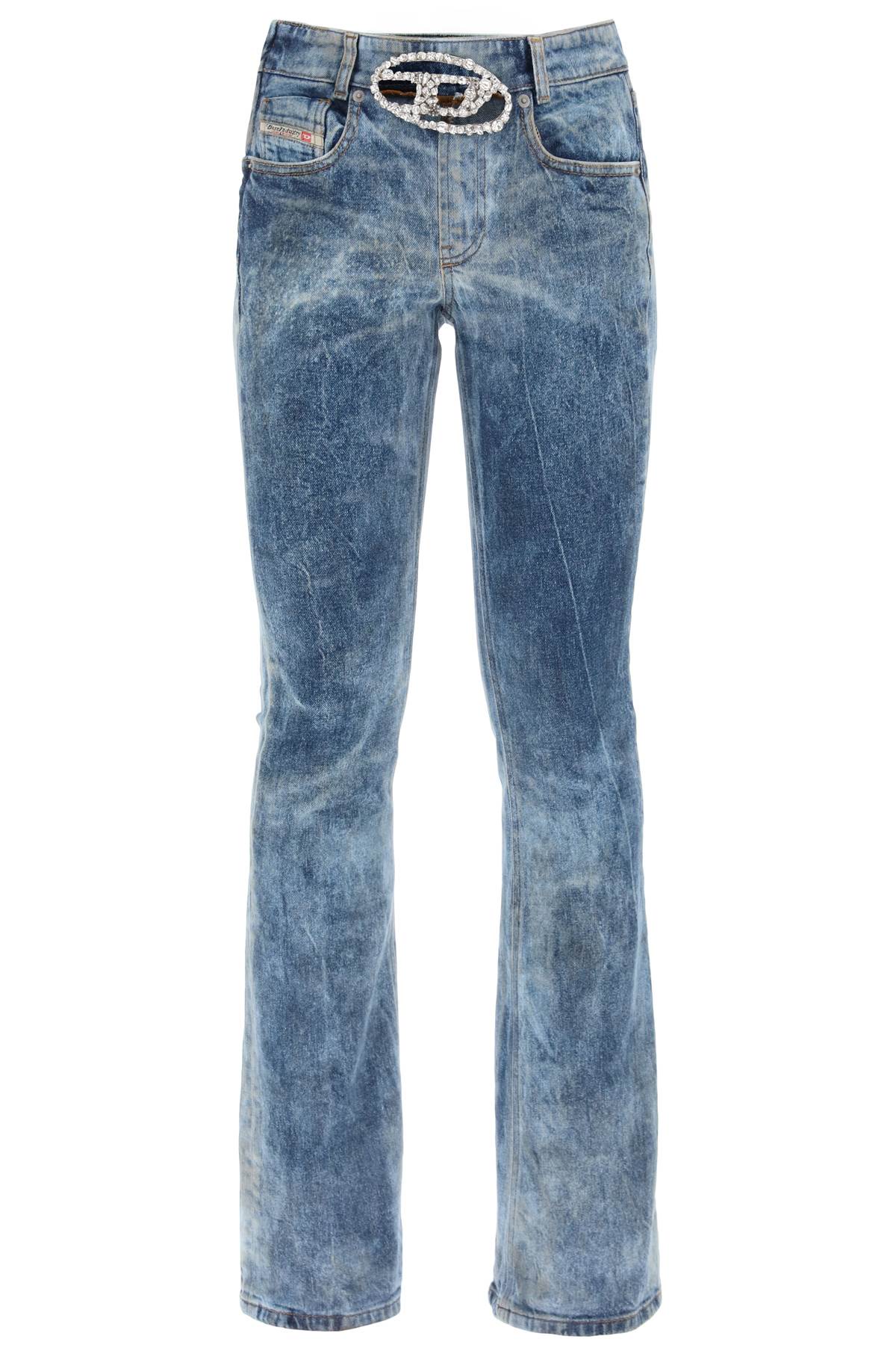 DIESEL Navy Cotton Blend Women's Jeans for SS24