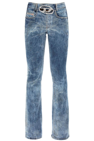 DIESEL Navy Cotton Blend Women's Jeans for SS24