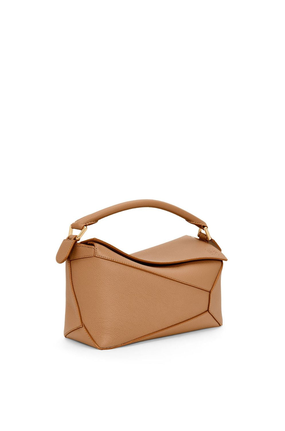 Women's Mini Puzzle Edge Toffee Brown Crossbody Handbag by Loewe - SS24