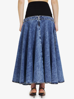 ALAIA SKIRT WITH KNIT BAND