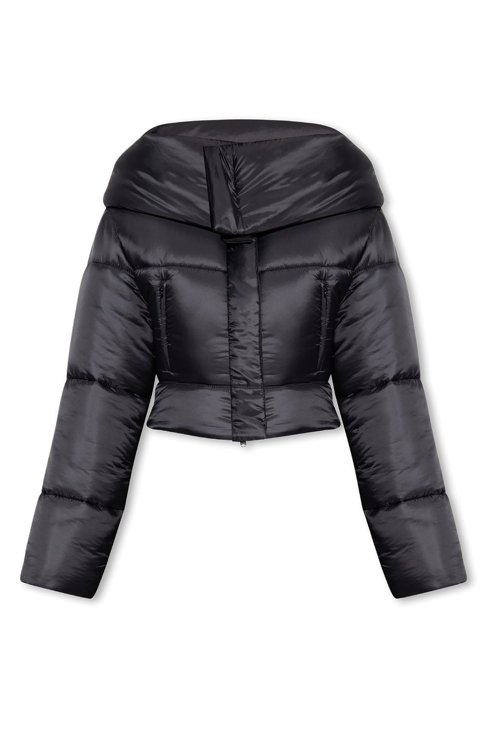 黑色短款保暖外套 - FW23系列