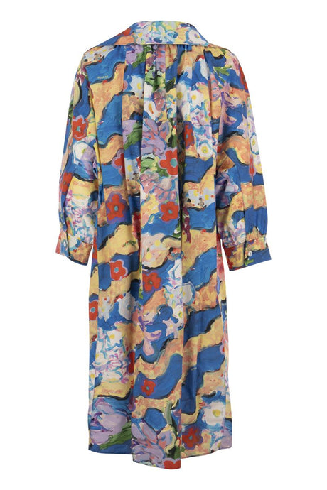 MARNI Multicolour Chemisier Dress with Flaminia Veronesi Artwork for Women