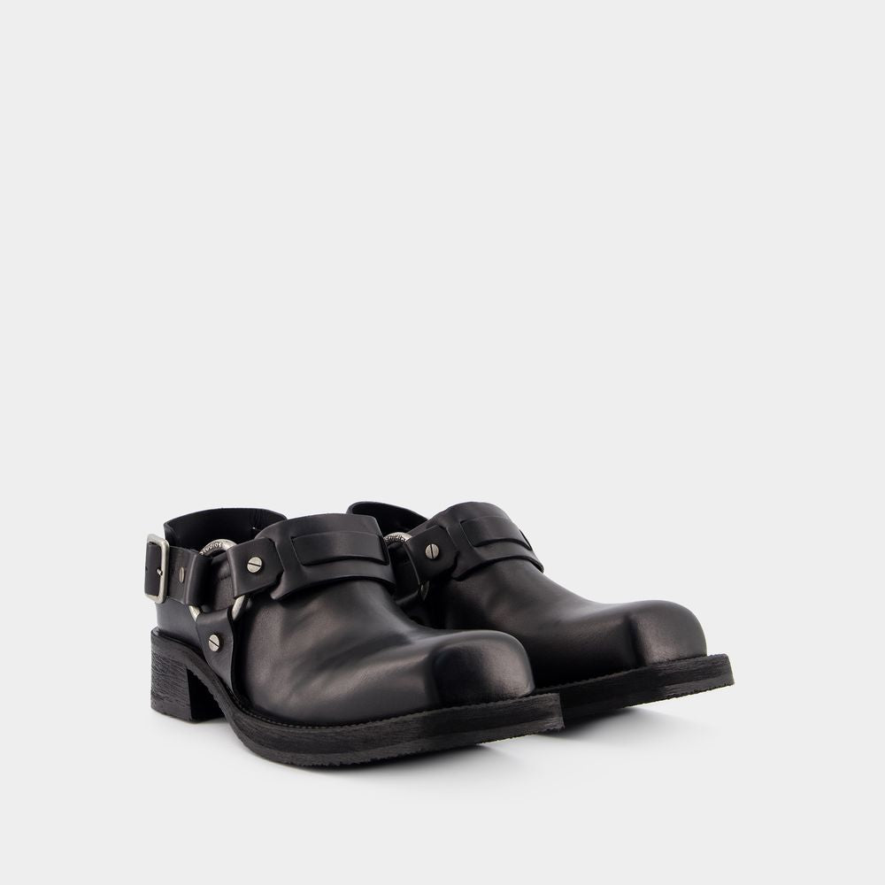 ACNE STUDIOS Black Balius Slide Sandals for Women - SS24