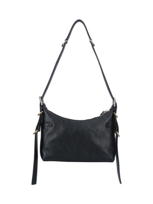GIVENCHY Mini Voyou Calfskin Leather Crossbody Handbag in Black for Women SS24