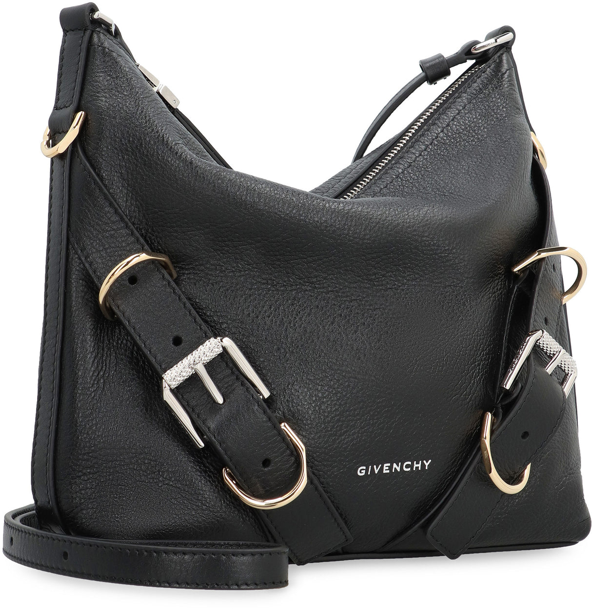 GIVENCHY Black Leather Crossbody Handbag - FW24 Collection