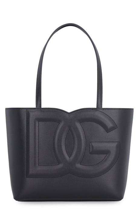 DOLCE & GABBANA Small Calfskin Tote Bag in Black for Women - SS24