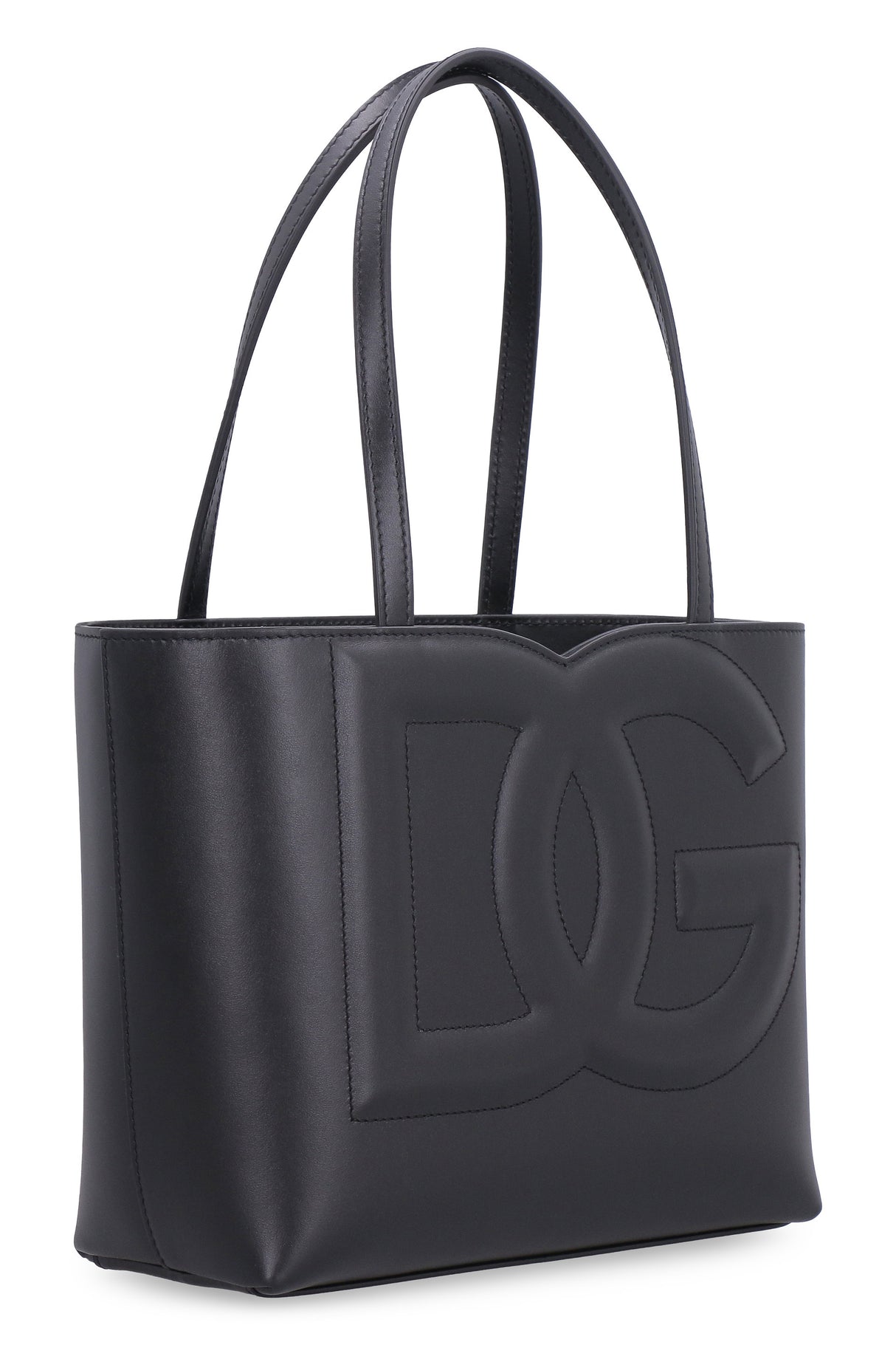DOLCE & GABBANA Small Calfskin Tote Bag in Black for Women - SS24
