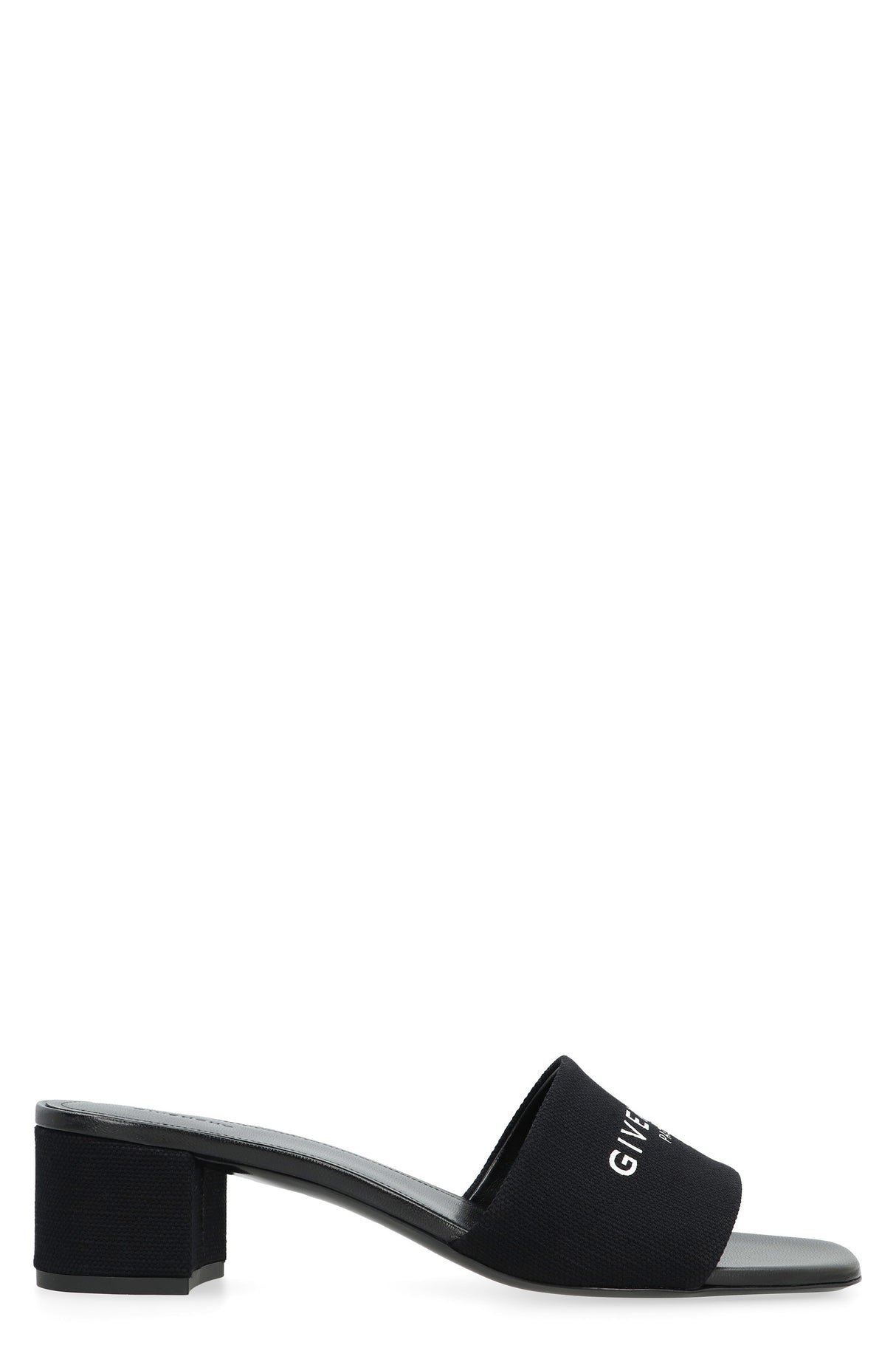 GIVENCHY Black 4G Fabric Sandals for Women