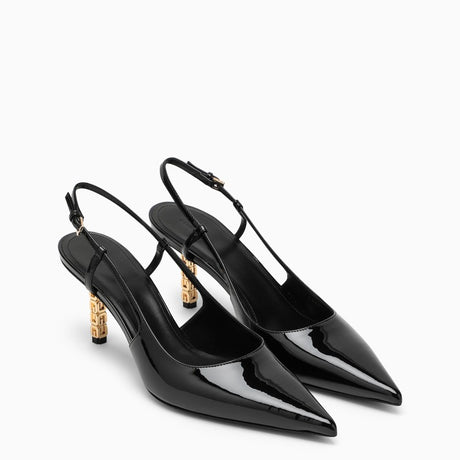 GIVENCHY Sleek and Sophisticated Patent Leather Slingback Pumps