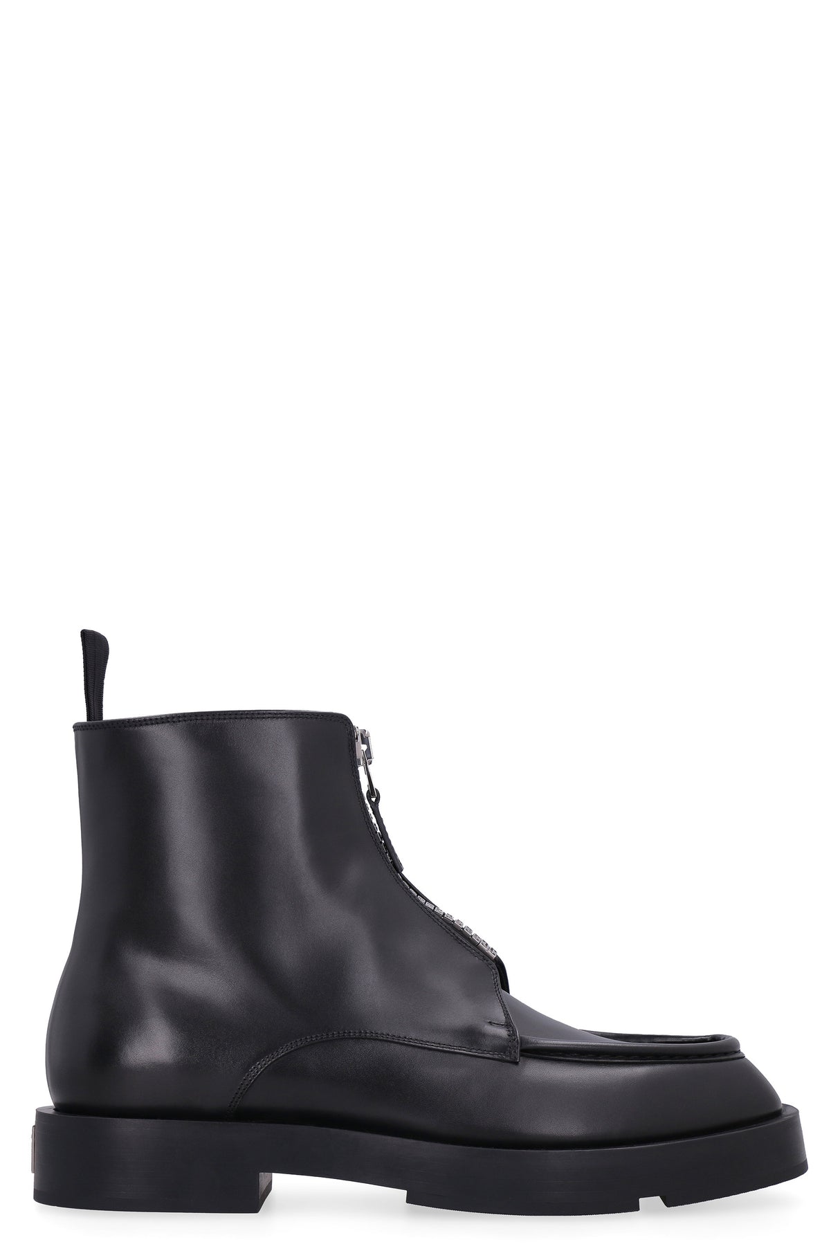 GIVENCHY Stylish Black Leather Ankle Boots for Men - FW22