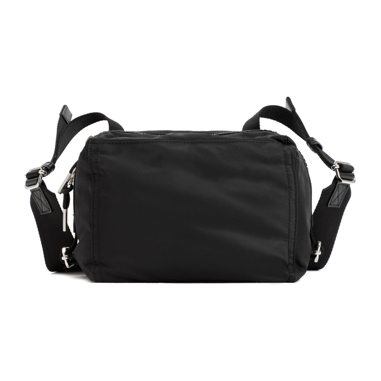 GIVENCHY Stylish Black Nylon Messenger Handbag for Men - FW23