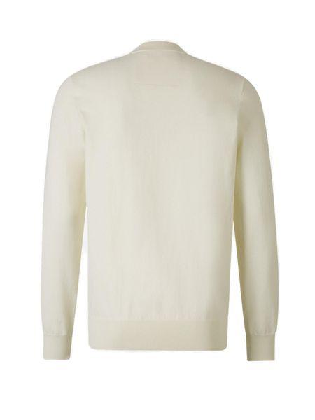 GIVENCHY Men's Ivory White Knit Sweater for FW24