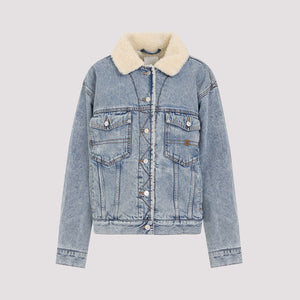 GIVENCHY Blue Cotton Jacket for Women - SS24 Collection