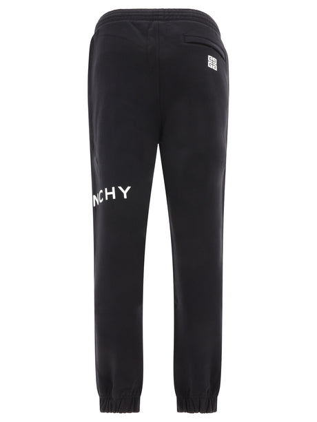 GIVENCHY Slim Fit Elastic Joggers with Contrasting Print Details for Women