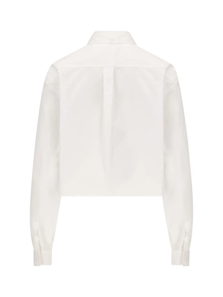 白色女士棉质衬衫 (SS24系列)