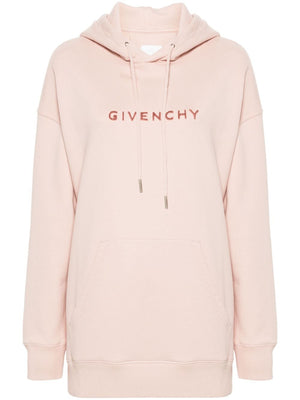 GIVENCHY Soft Blush Pink Hoodie - Casual and Stylish for Women