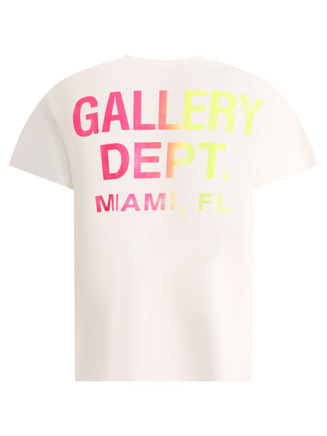 GALLERY DEPT. Men's White 'Boardwalk' T-Shirt for Summer 2024