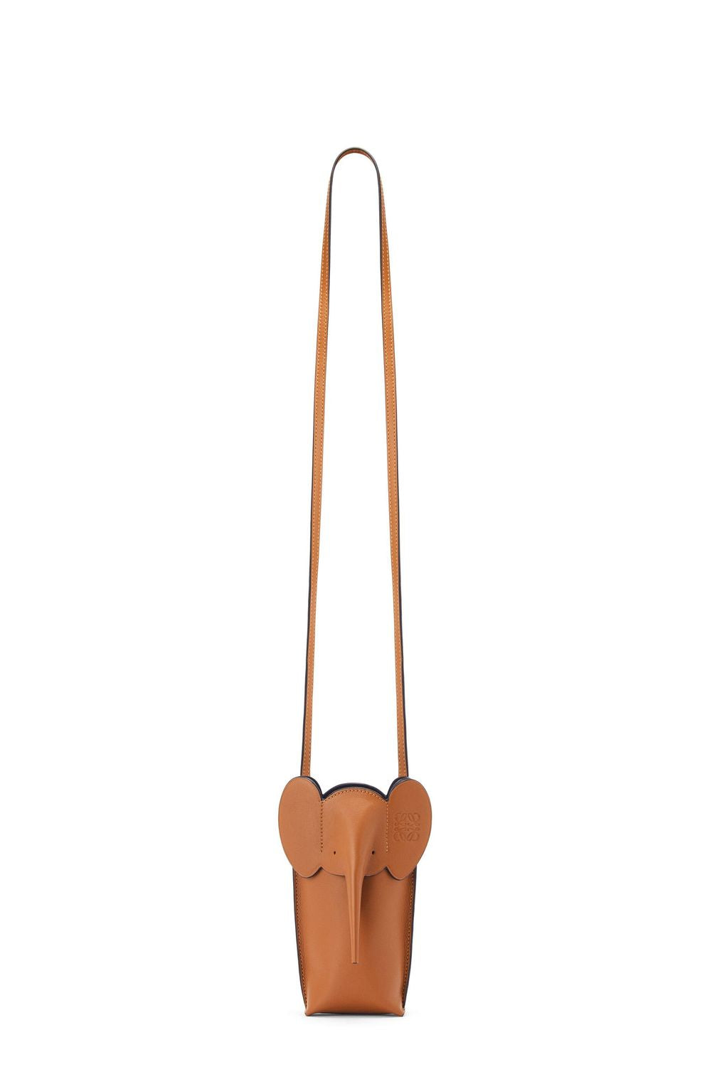 LOEWE Tan Calfskin Mini Crossbody Bag for Women