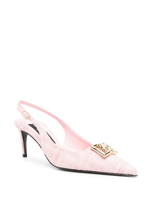 Dolce & Gabbana Pink Slingback Pumps