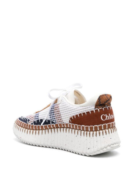 CHLOÉ Gingerred Combinado Sneakers for Women - SS24 Collection
