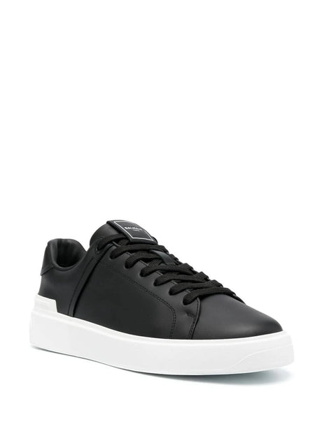 BALMAIN Luxury Black Sneakers for Men - FW23 Collection