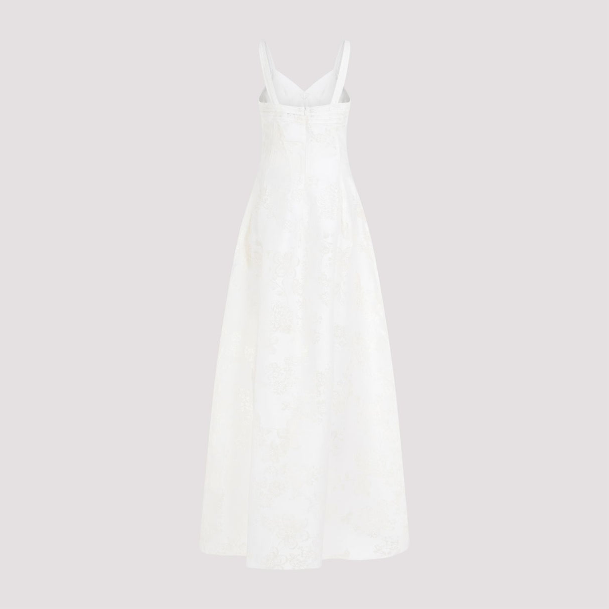 ERMANNO SCERVINO Elegant White Linen Blend Long Dress for Women